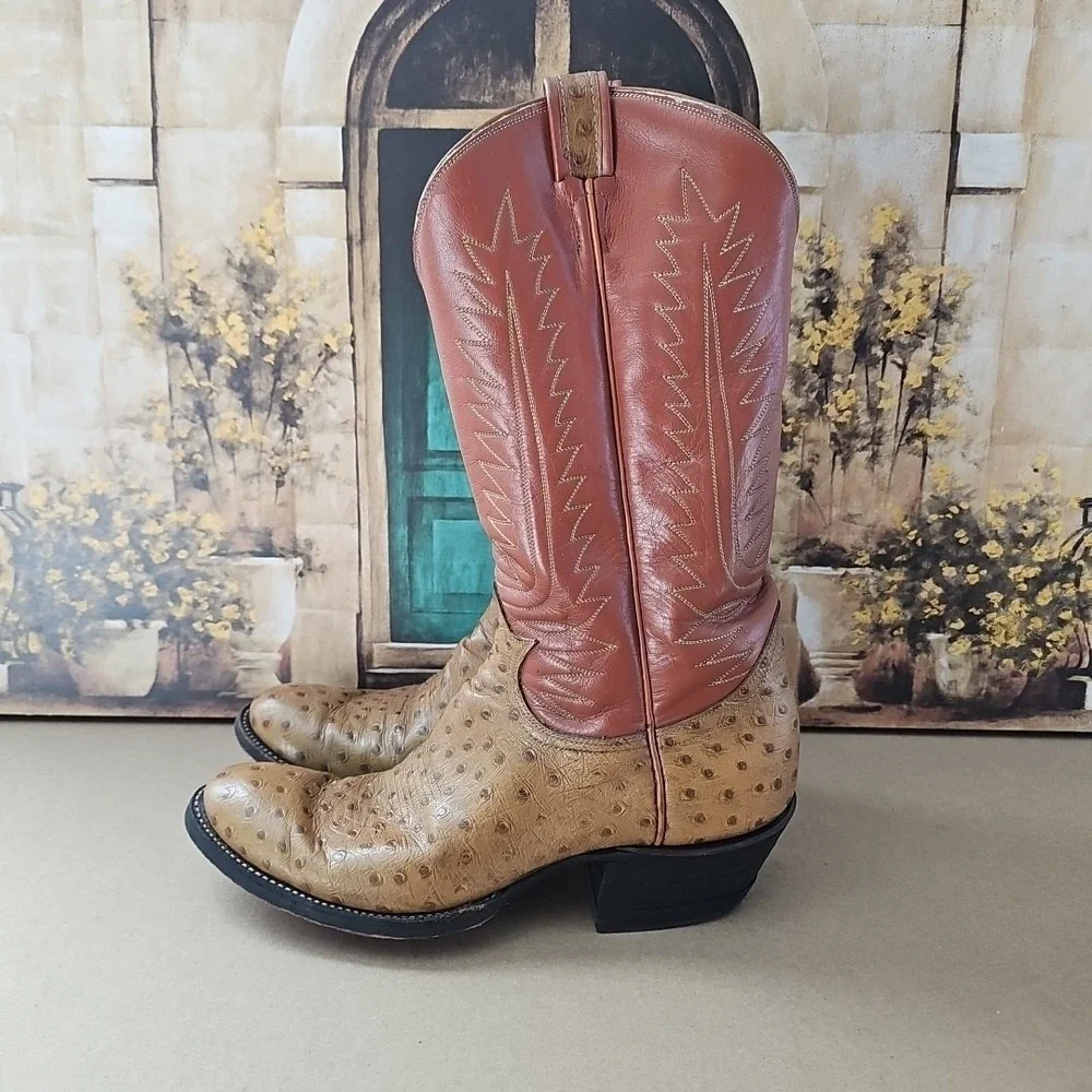 Tony Lama Cowboy Cowboy Western Boots  Style H 7432 Women's  Boot Size 10.5 B